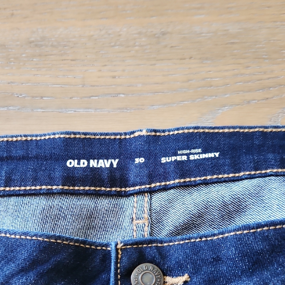 Old Navy Blue Skinny Jeans Traditional Denim